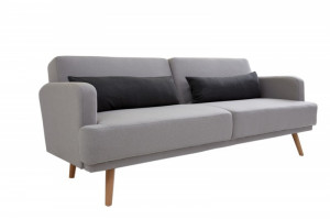 CANAPEA EXTENSIBILA, STUDIO, STOFA FINA GRI, 210CM, STIL SCANDINAV, ARTIM GROUP SELECTION - Img 6
