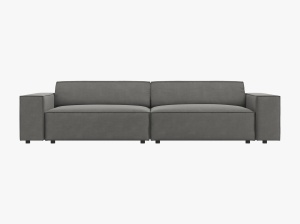 CANAPEA JODIE, 4 LOCURI, 244 CM, DIVERSE CULORI SI MATERIALE, DESIGN DEOSEBIT - Img 2