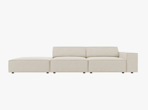 CANAPEA JODIE, STANGA, 3 LOCURI, 262 CM, DIVERSE CULORI SI MATERIALE, DESIGN DEOSEBIT - Img 11