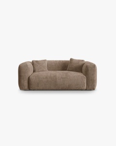CANAPEA MARTINA, CU 2 LOCURI, GHINDA, 200 CM, CU TAPITERIE DIN TEXTIL CORDOI TILIA, MICADONI