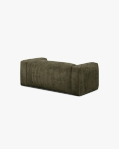 CANAPEA MARTINA, CU 2 LOCURI, VERDE MUSCHI, 200 CM, CU TAPITERIE DIN TEXTIL CORDOI TILIA, MICADONI - Img 3