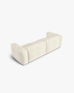 CANAPEA MARTINA, CU 3 LOCURI, FILDES, 244 CM, CU TAPITERIE DIN TEXTIL BOUCLE MONET, MICADONI - Img 3