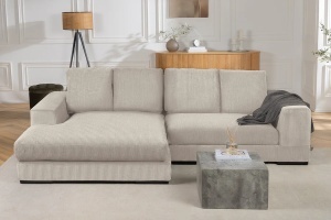 CANAPEA STANGA/DREAPTA, BABYLON 270CM, MATERIAL RAIAT, CULOARE BEJ, ARTIM GROUP SELECTION - Img 2