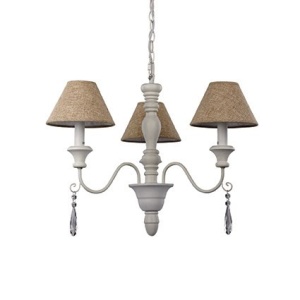 CANDELABRU DESIGN CLASIC PROVENCE SP3 ALB ANTIC