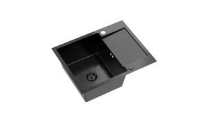 CHIUVETA BUCATARIE REA LUKE 116, NEGRU, DIN INOX, CALITATE SUPERIOARA - Img 3