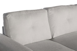 COLTAR CU SPATIU DE DEPOZITARE, APARTMENT 245CM, 3 LOCURI, REALIZAT DIN MATERIAL TEXTIL, DE CULOARE BEJ, ARTIM GROUP - Img 11