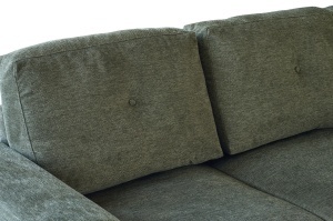 COLTAR CU SPATIU DE DEPOZITARE, APARTMENT 245CM, 3 LOCURI, REALIZAT DIN MATERIAL TEXTIL, DE CULOARE VERDE, ARTIM GROUP - Img 4