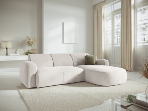COLTAR ELEGANT DREAPTA 250CM, JASMIN 4 LOCURI, DIVERSE CULORI, MATERIAL TEXTIL BOUCLE, ARTIM GROUP COLLECTION - Img 2