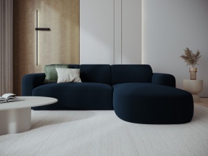 COLTAR ELEGANT DREAPTA 250CM, JASMIN 4 LOCURI, DIVERSE CULORI, MATERIAL CATIFEA, ARTIM GROUP COLLECTION - Img 9