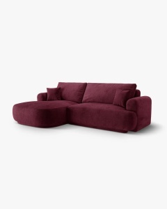 COLTAR EXTENSIBIL ELLA, PE STANGA, VISINIU, 271X174 CM, TAPITAT CU TAPITERIE DIN TEXTIL STRUCTURAT SORELLA, MICADONI - Img 2