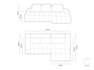 COLTAR EXTENSIBIL, ORCHID DREAPTA, DIVERSE CULORI, MATERIAL CATIFEA, ARTIM GROUP COLLECTION - Img 12
