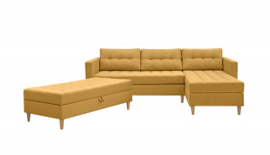 COLTAR EXTENSIBIL ROXY VELVA 6 TAPITERIE DIN STOFA STIL SCANDINAV - Img 1