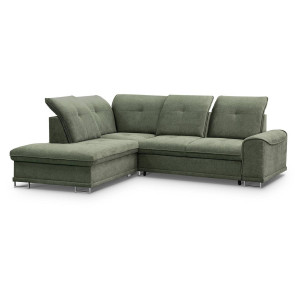 COLTAR EXTENSIBIL STANGA, BOSS 272CM, DIN TEXTIL FOARTE FIN DE CULOARE VERDE, CONFORT SPORIT - Img 4