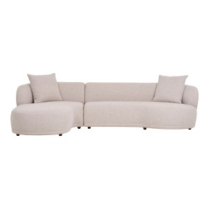 COLTAR KINGSTON 294CM, DIN LEMN SI TEXTIL, CULOARE BEJ NATUR, HOUSE NORDIC