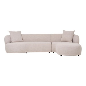 COLTAR KINGSTON 294CM, DIN LEMN SI TEXTIL, CULOARE BEJ NATUR, HOUSE NORDIC