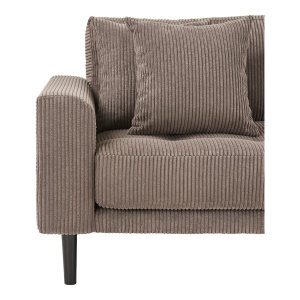 COLTAR LIDO 190CM, DIN LEMN SI TEXTIL RAIAT, CULOARE MARO, HOUSE NORDIC - Img 4