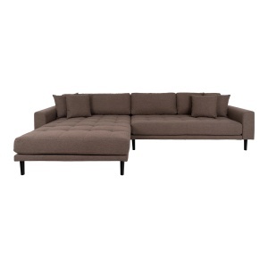 COLTAR LIDO CU 4 PERINI 290CM, DIN LEMN SI TEXTIL, CULOARE MARO, HOUSE NORDIC