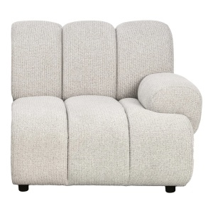 COLTAR MODULAR 276CM, DIN LEMN SI TEXTIL, CULOARE NISIPIU, HOUSE NORDIC - Img 2