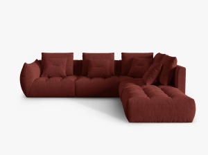 COLTAR MODULAR BLOOM DREAPTA, 4 LOCURI, 316 CM, DIVERSE CULORI SI MATERIALE, DESIGN DEOSEBIT - Img 10