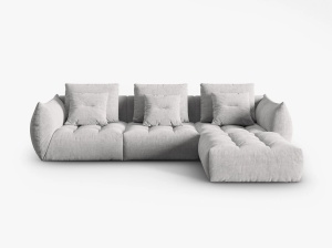 COLTAR MODULAR BLOOM DREAPTA, 4 LOCURI, 332 CM, DIVERSE CULORI SI MATERIALE, DESIGN DEOSEBIT - Img 13