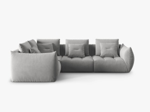 COLTAR MODULAR BLOOM STANGA, 4 LOCURI, 316 CM, DIVERSE CULORI SI MATERIALE, DESIGN DEOSEBIT - Img 2
