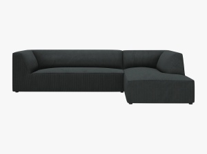 COLTAR MODULAR RUBY, DREAPTA, 4 LOCURI, 273 CM, DIVERSE CULORI SI MATERIALE, DESIGN DEOSEBIT