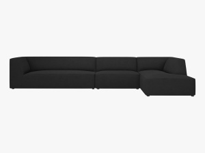COLTAR MODULAR RUBY, DREAPTA, 5 LOCURI, 366 CM, DIVERSE CULORI SI MATERIALE, DESIGN DEOSEBIT - Img 9