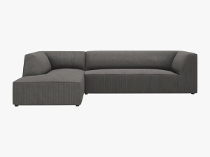COLTAR MODULAR RUBY, STANGA, 4 LOCURI, 273 CM, DIVERSE CULORI SI MATERIALE, DESIGN DEOSEBIT - Img 2