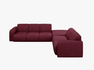 COLTAR MOLINO, DREAPTA, 6 LOCURI, 315 CM, DIVERSE CULORI SI MATERIALE, DESIGN DEOSEBIT - Img 10