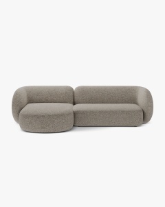 COLTAR PE STANGA KATE, MELANJ BEJ, 285X176 CM, TAPITAT CU TAPITERIE DIN TEXTIL TRUCTURAT PUENTE, MICADONI