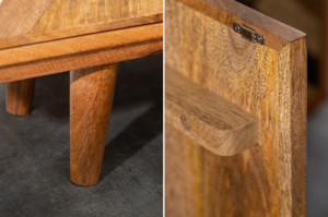 COMODA 160CM, LONG ISLAND, FURNIR DIN LEMN DE MANGO SI MDF, DESIGN RETRO, ARTIM GROUP SELECTION - Img 7