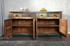COMODA/BUFET, JAKARTA 160CM, DIN LEMN RECICLAT, DESIGN SHABBY CHIC/VINTAGE, ARTIM GROUP SELECTION - Img 2