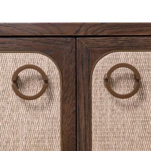 COMODA CU 4 USI, WILLOX, 214293, BEJ, CONFECTIONATA DIN PAL, METAL, TEXTIL SI LEMN DE STEJAR, RICHMOND INTERIORS - Img 6