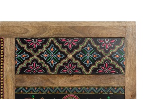 COMODA LIVING ZYRA 88CM, REALIZATA DIN LEMN DE MANGO, CULOARE MULTICOLOR, GINER Y COLOMER - Img 2