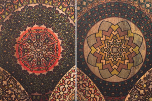 COMODA MANDALA, MANGO 160CM, COD 38729, DESIGN MODERN ORIENTAL - Img 6