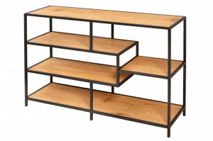 COMODA/RAFT 115X80CM, SLIM LINE, COD 42020, DIN METAL SI FURNIR, STIL INDUSTRIAL - Img 5
