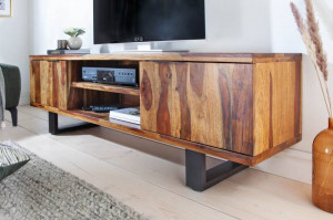 COMODA TV, ELEMENTS II 160CM, DIN LEMN SHEESHAM, DESIGN VINTAGE, ARTIM GROUP SELECTION - Img 2