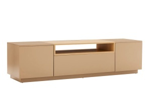 COMODA TV LOFT 160CM, REALIZATA DIN MDF SI FURNIR STEJAR, CULOARE GRI NATUR, ARTIM GROUP SELECTION - Img 5