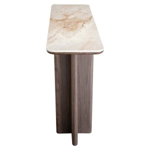 CONSOLA COLSON 214200, CONFECTIONATA DIN MDF, FURNIR SI CERAMICA, CULOAREA MARO, STIL MODERN - Img 3