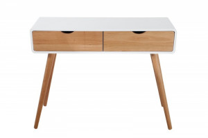 CONSOLA DIN LEMN MASIV DE STEJAR SCANDINAVIA 36435 - DESIGN SCANDINAV - Img 6
