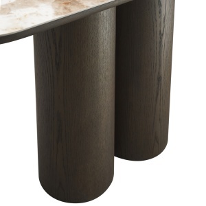 CONSOLA, LANGFORD 120CM, REALIZATA DIN MDF, FURNIR SI CERAMICA, CULOARE MARO/MARMURA, DESIGN DEOSEBIT, RICHMOND INTERIORS - Img 7