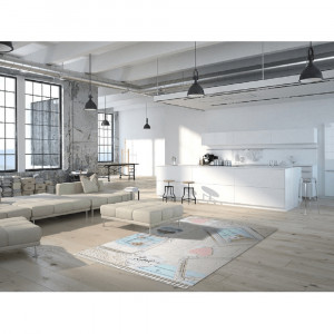 Covor 120x180 cm, bej/model vintage, SONIL, 0000203392 - Img 4
