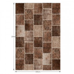 Covor 160x230 cm, maro, ADRIEL TIP 2, 0000203351 - Img 5
