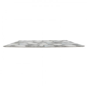 Covor 160x235 cm, maro/gri/model pietre, MENGA, 0000206694 - Img 6