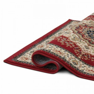 Covor 67x120 cm, vişiniu/amestec de culori/model oriental, KENDRA TIP 3, 0000206723 - Img 1
