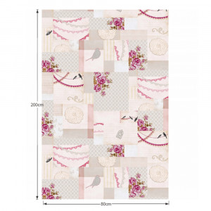 Covor 80x200 cm, model romantic, multicolor, ADELINE, 0000203344 - Img 5