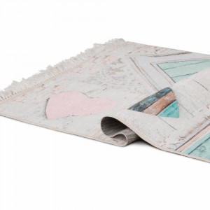 Covor 80x300 cm, bej/model vintage, SONIL, 0000204376 - Img 3