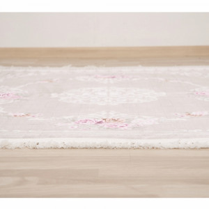 Covor, maro deschis/model flori, 120x180, SEDEF, 0000193185 - Img 5
