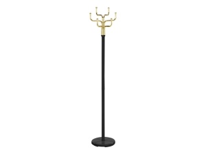 CUIER DE HAINE COSMIC, 176 CM, NEGRU/AURIU, DIN METAL, STIL MODERN