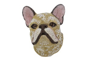 DECORATIUNE BULLDOG 25CM, DIN POLIRASINA, CULOARE MULTICOLOR, REALIZATA MANUAL, ARTIM GROUP SELECTION - Img 2